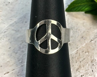 Peace toe ring 925 silver adjustable open ladies silver ring gift exclusive vintage design toe ring children's ring peace toe ring