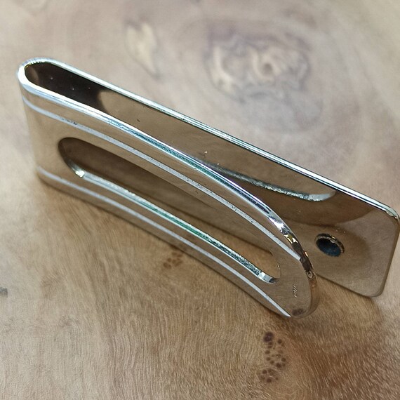 Edelstahl Geldscheinklammer Schwarz - Praktischer Geldclip Für Banknoten Und Karten