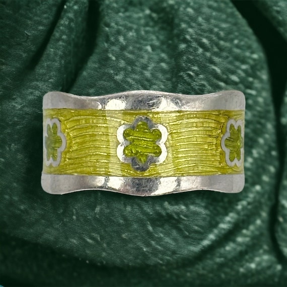 Damen Ring 925er Silber 17,7mm Gr. 56 massiv Desi… - image 1