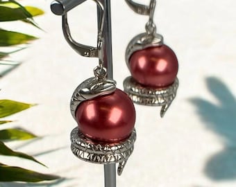 Orecchini a cerchio in argento sterling con zirconi cubici