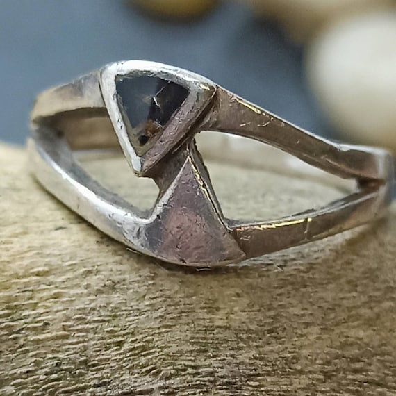 Patina Ring 925 Silver 16.1 Mm Size 51 Vintage Design Gift Patina Ring 925 Silver 16.1 Mm Size 51 Vintage Design Gift