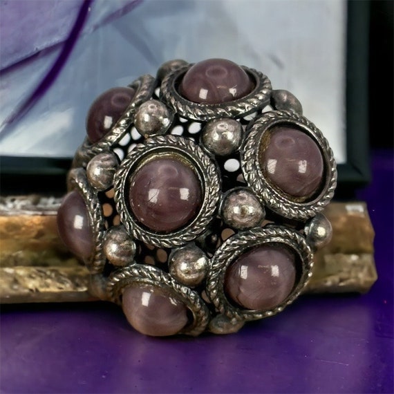 Bague Ancienne En Argent Fin - Taille 56 - Vintage - VENDUE EN L'ÉTAT