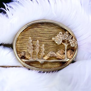 Broche Ancienne Argent Massif 925 – Bouquet De Fleurs – Style Art Déco / Nouveau