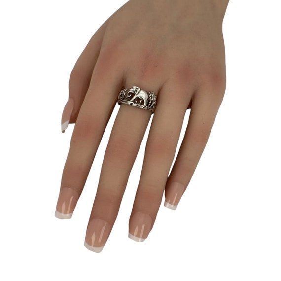 2er Set Edelstahl Ringe Damen & Herren - Silber & Schwarz Band Ring Größe 62