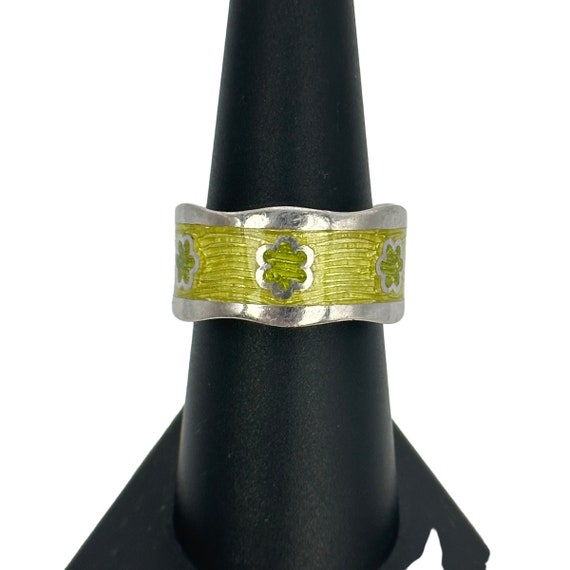 Damen Ring 925er Silber 17,7mm Gr. 56 massiv Desi… - image 8