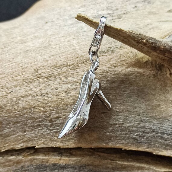 Charm High Heels 925 Silver 30 X 5 Mm Ladies Jewellery Vintage