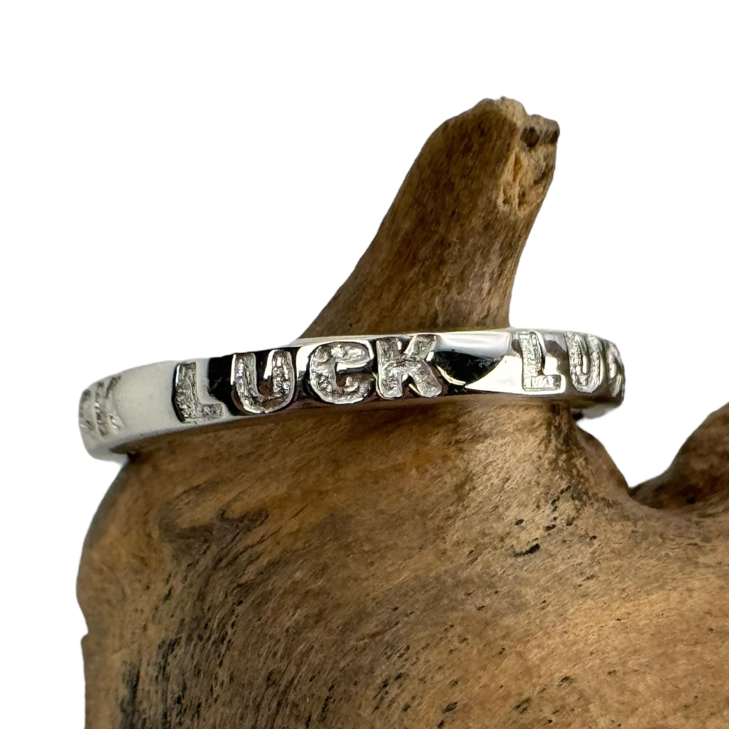 Bague vintage bombée rose clair – Taille 54-55 – Style rétro pop