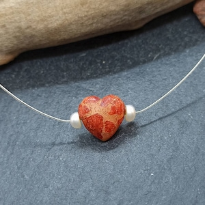 Exclusive heart pendant 20 x 14 mm 925 silver with 41 cm rope chain vintage gift ladies noble patina sustainable rare necklace rare