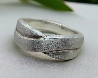 Elegante ring 925 zilver maat 17,2 mm. 54 Design Cadeau Eyecatcher Dames Vintage Patina Trendy Stijlvolle Zilveren Ring