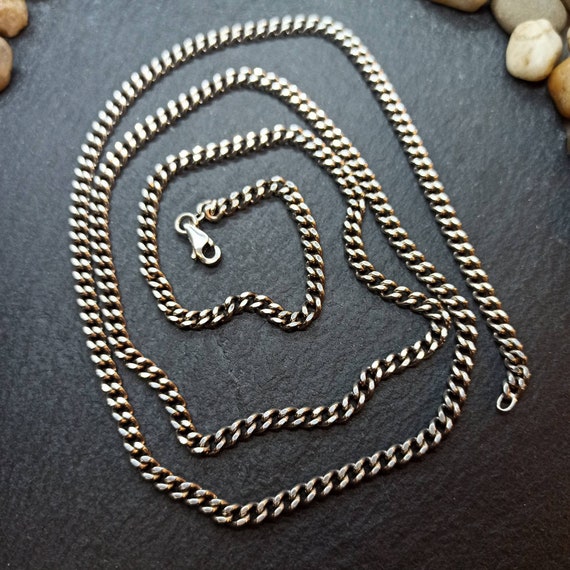 Buy Long Armor Chain Silver Chain Approx. 92 Cm 4.7 Mm Wide 1.2 Mm