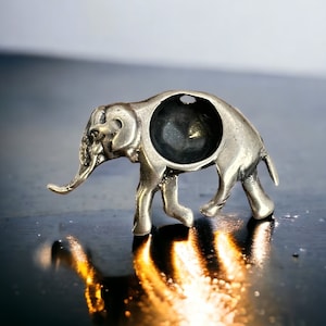 Elephant belly button piercing 925 silver design exclusive eye-catcher rarity rare gift idea ladies luxury