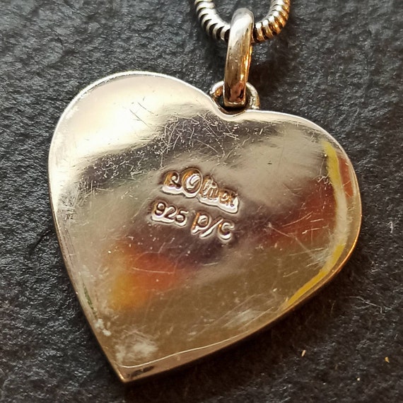 【MEXICO SILVER 925】vintage ハートネックレスチャーム MEXICO SILVER 925】vintage ハートネックレスチャーム