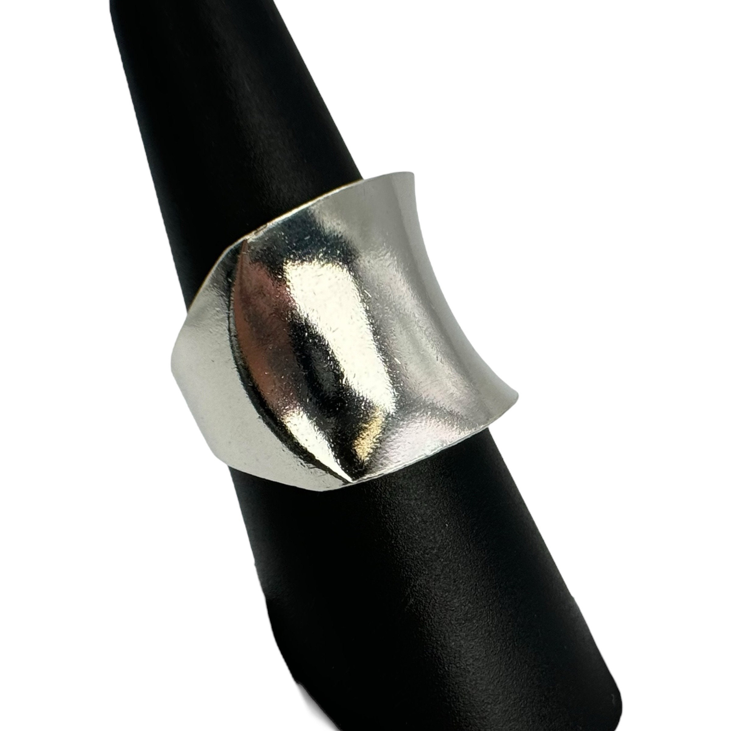★TATIANA★ (Silver 925) Wavelet Ring CR1842 Large Antiqued Tiger Head Animal Ring New .925 Sterling