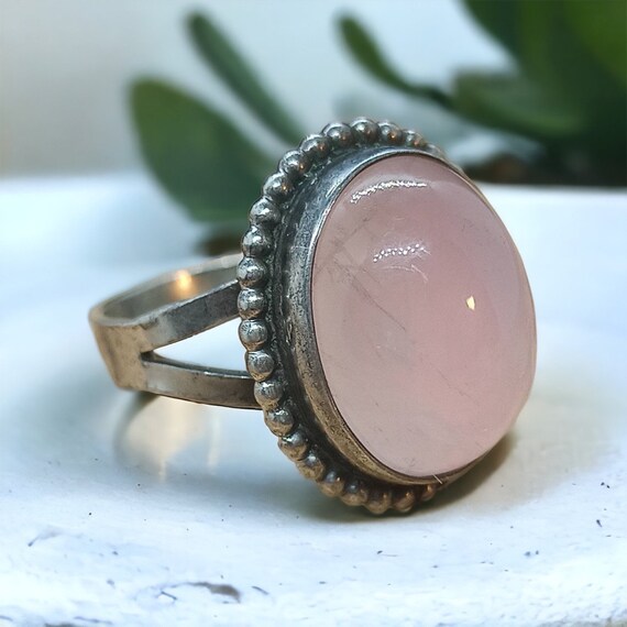 Vintage Sterling Silver Filigree Adjustable Ring 7.5