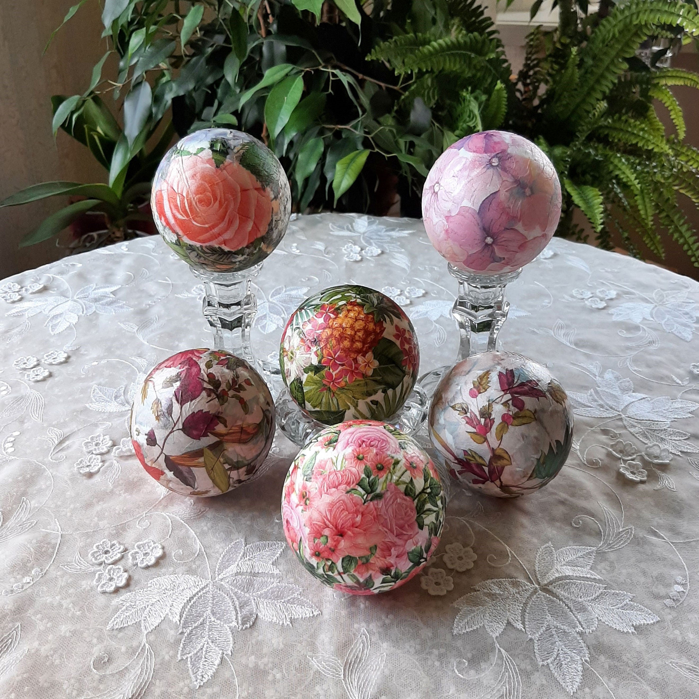 Vase filler balls Decorative balls for bowl Orbs for vase Bowl Etsy