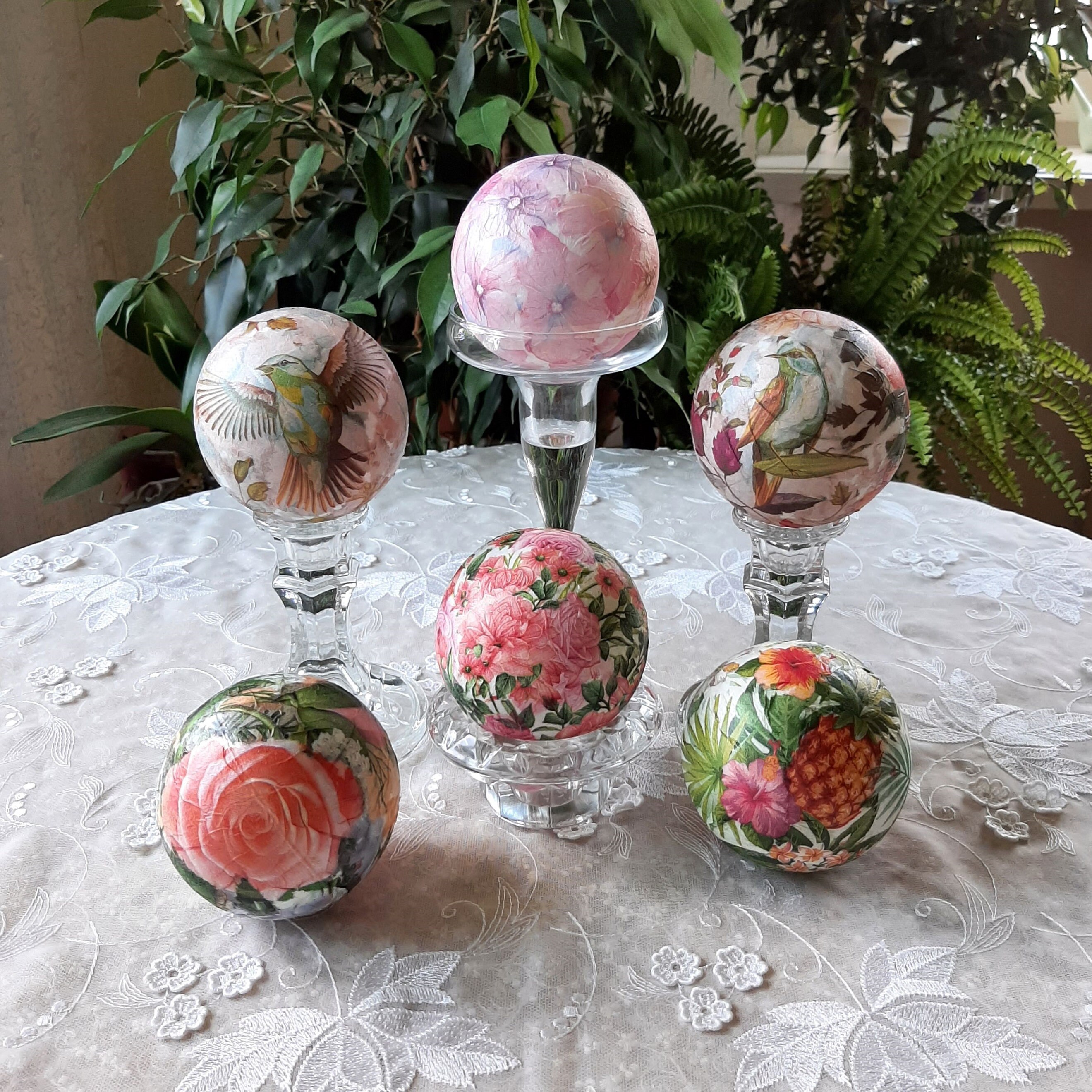 Vase filler balls Decorative balls for bowl Orbs for vase Bowl Etsy