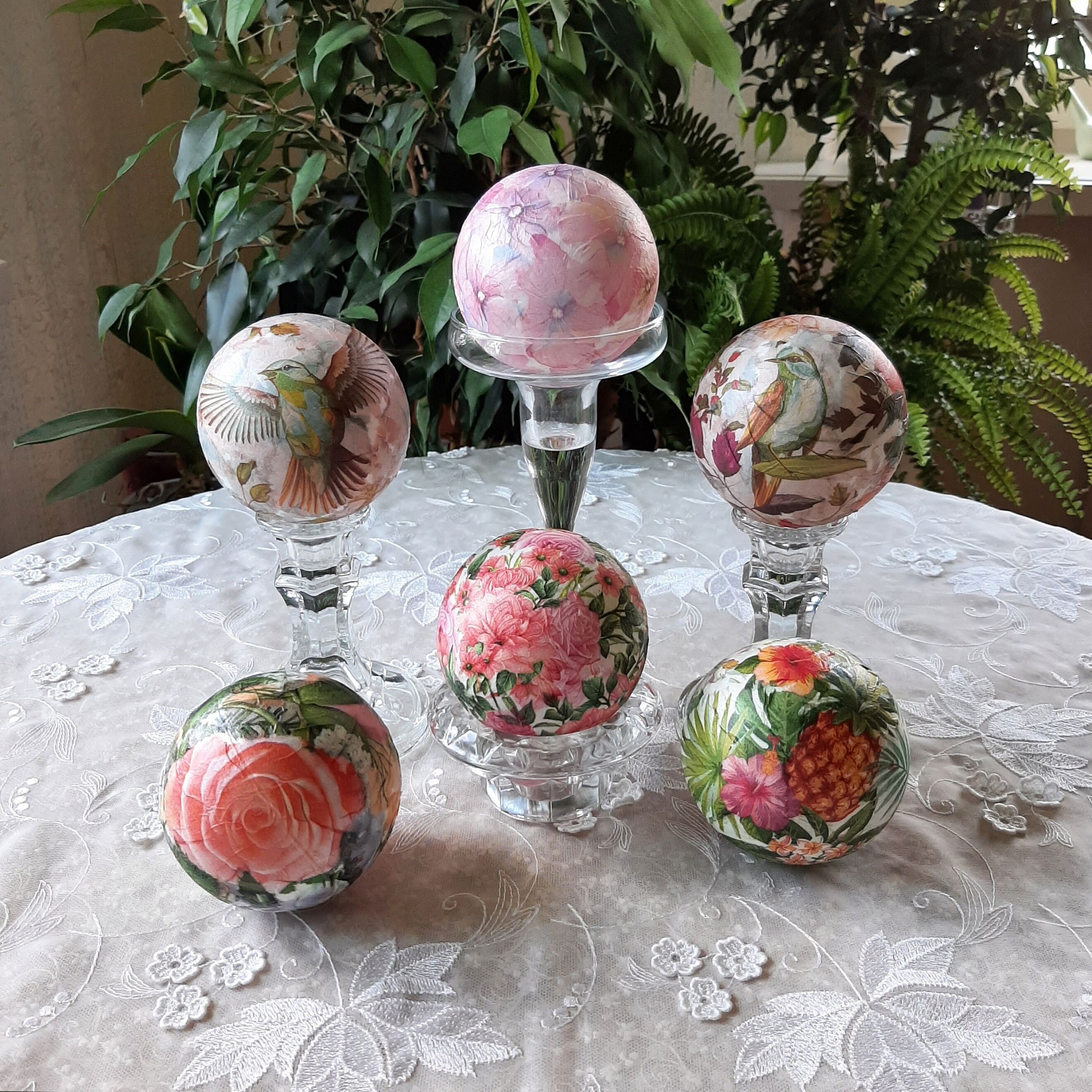 Vase filler balls Decorative balls for bowl Orbs for vase Bowl Etsy