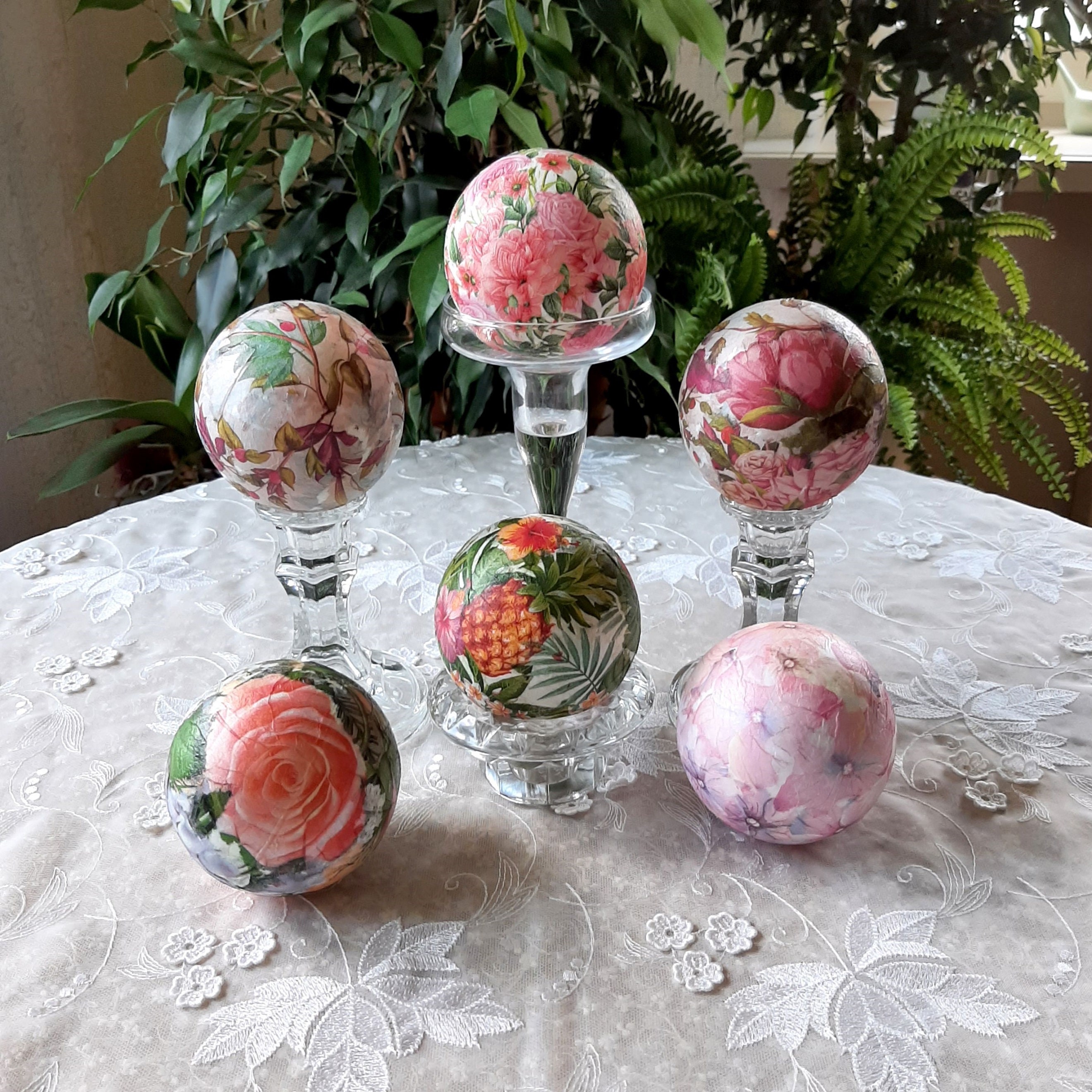 Vase filler balls Decorative balls for bowl Orbs for vase Bowl Etsy