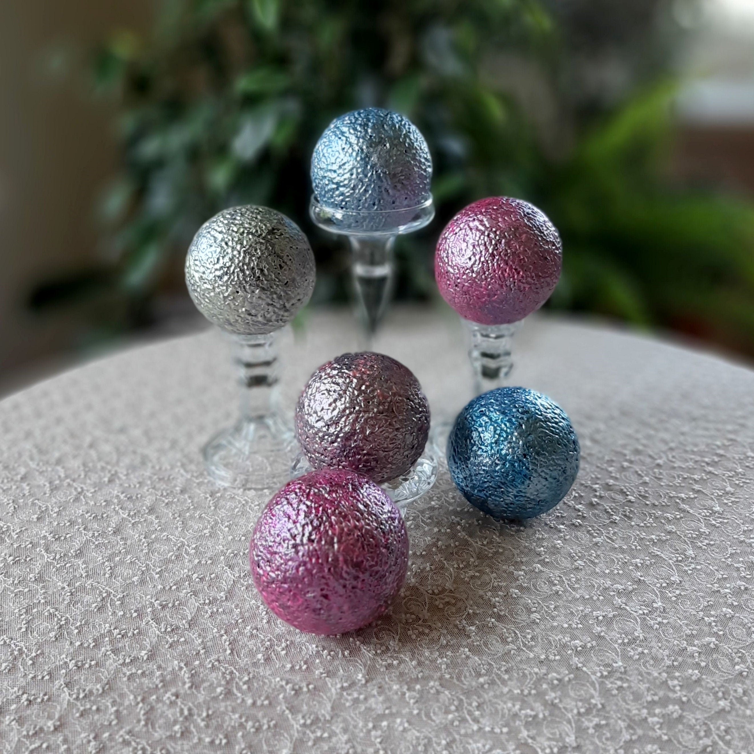 Vase fillers pearlescent balls Decorative spheres for bowl Etsy