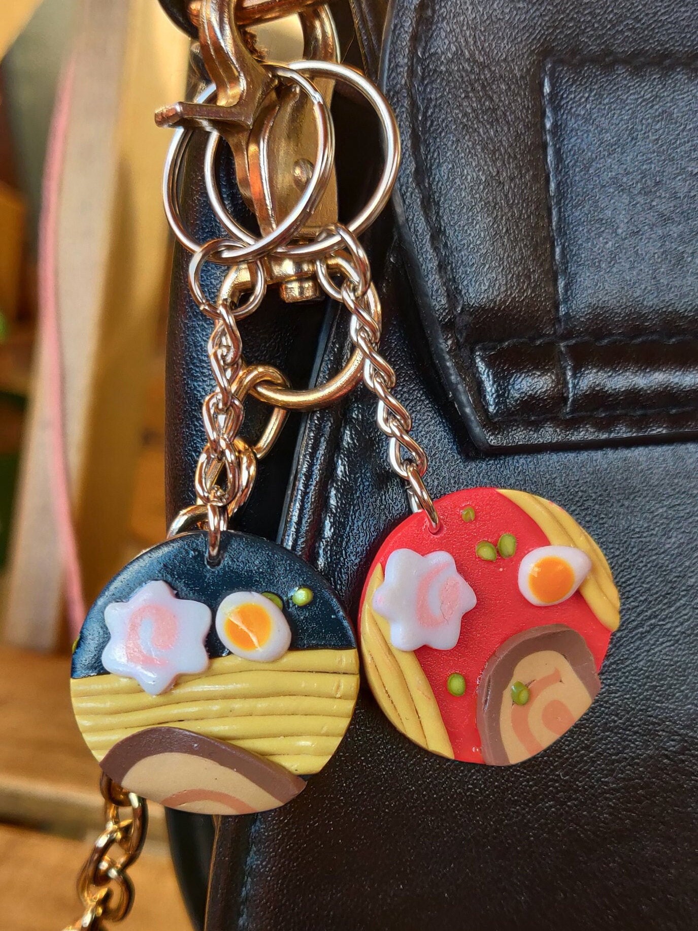 Llaveros Ramen Accesorio de arcilla de polímero Etsy