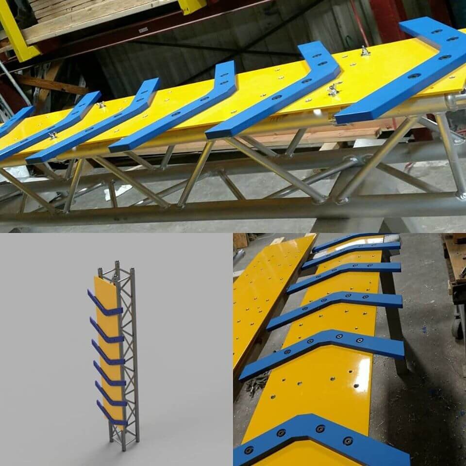 Ninja Warrior Obstacle Salmon Ladder Deluxe Etsy