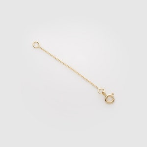 14k Solid Gold Chain Extender | Necklace, Bracelet and Anklet Extender