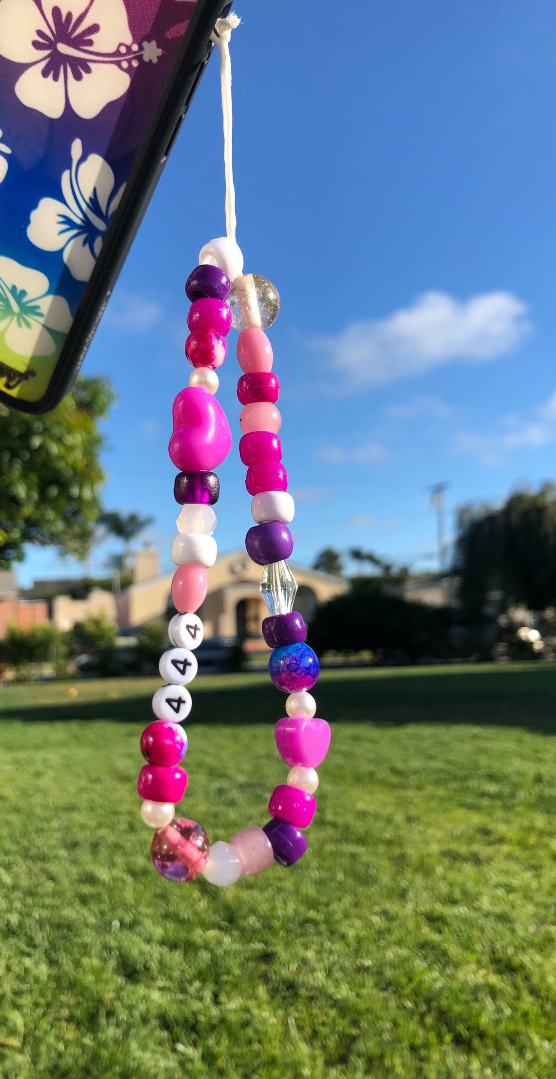 Beaded Phone Charms Etsy