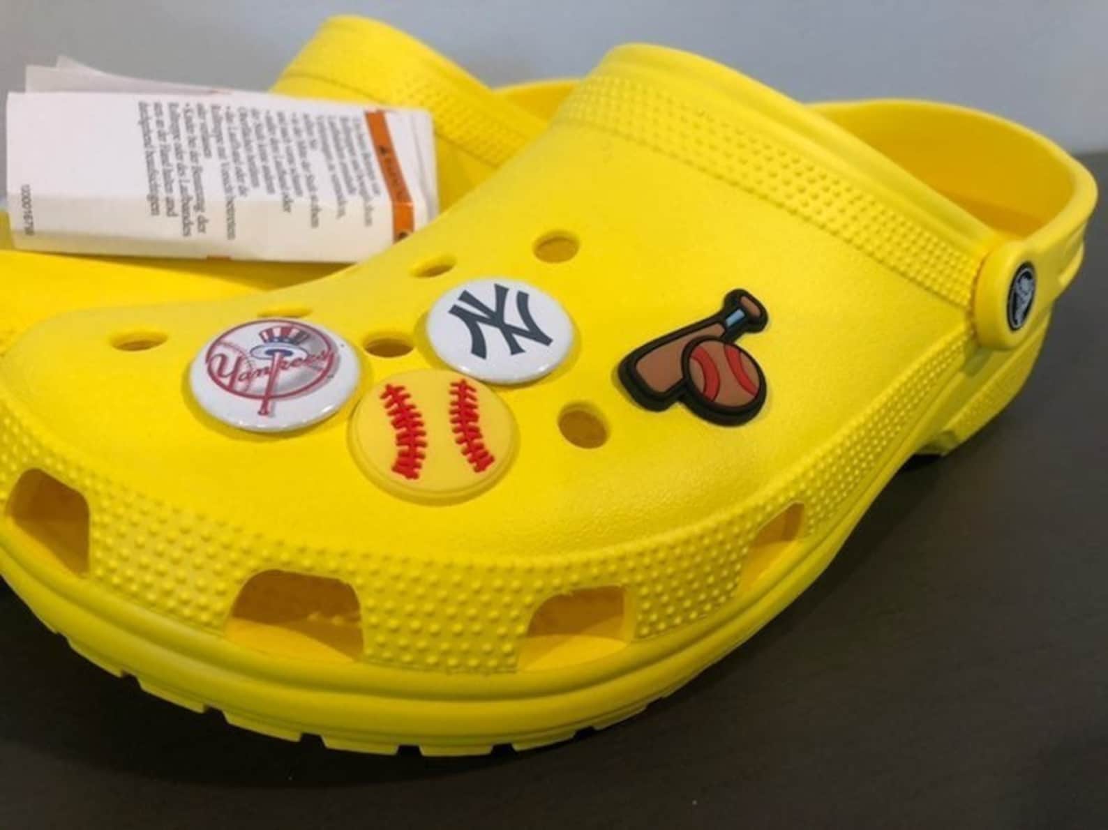 4 New York Yankees charms for Crocs Etsy