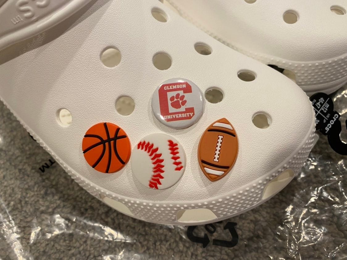 clemson crocs