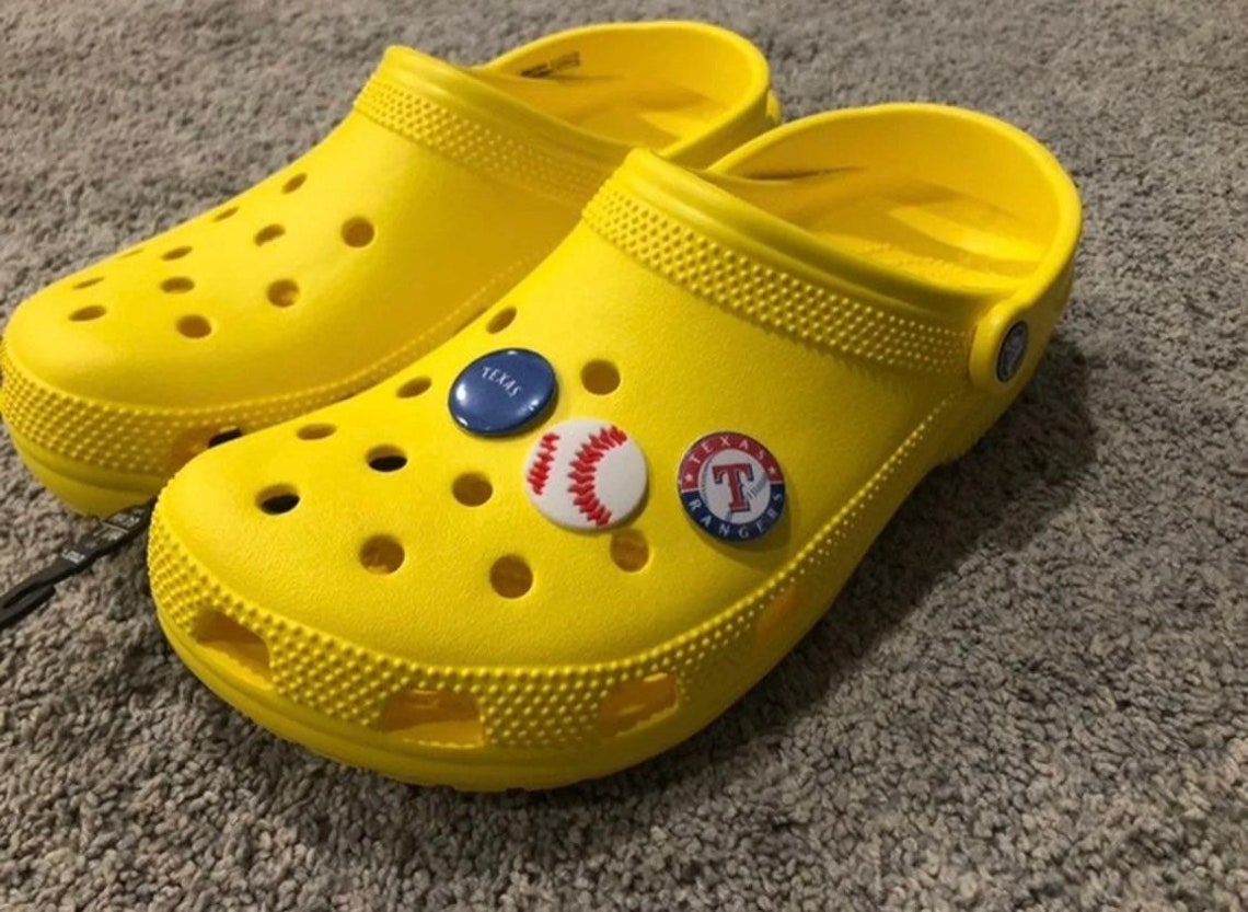 baseball croc charms