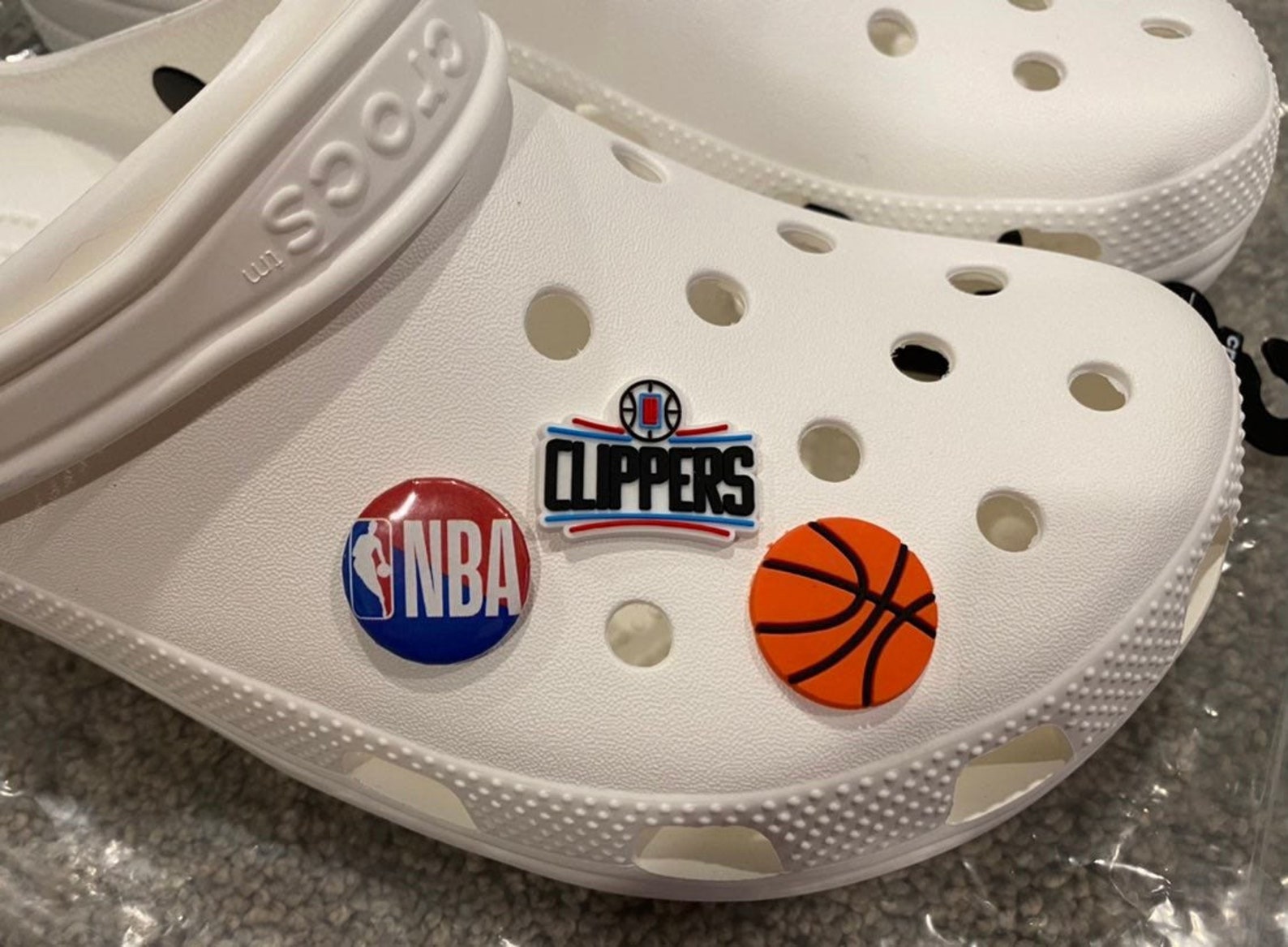 3 Los Angeles Clippers NBA Crocs Charms Etsy