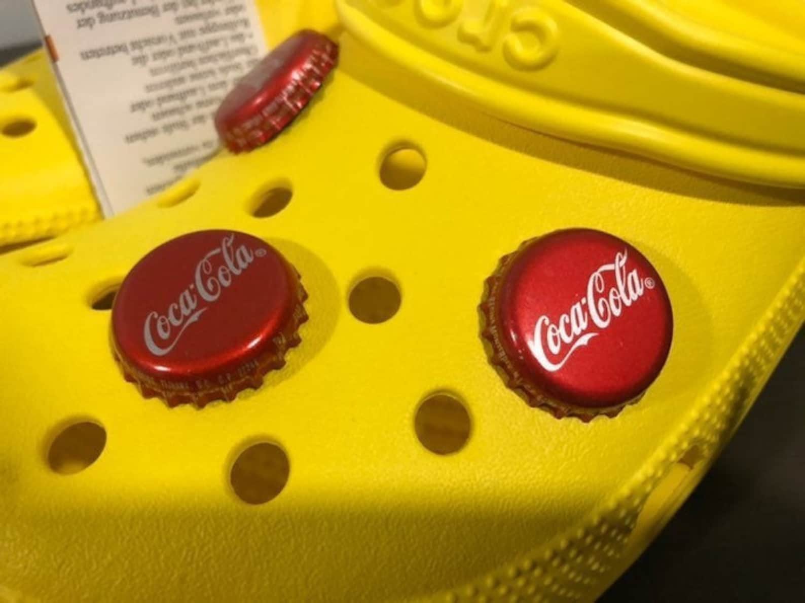 3 CocaCola Crocs bottle cap charms Etsy