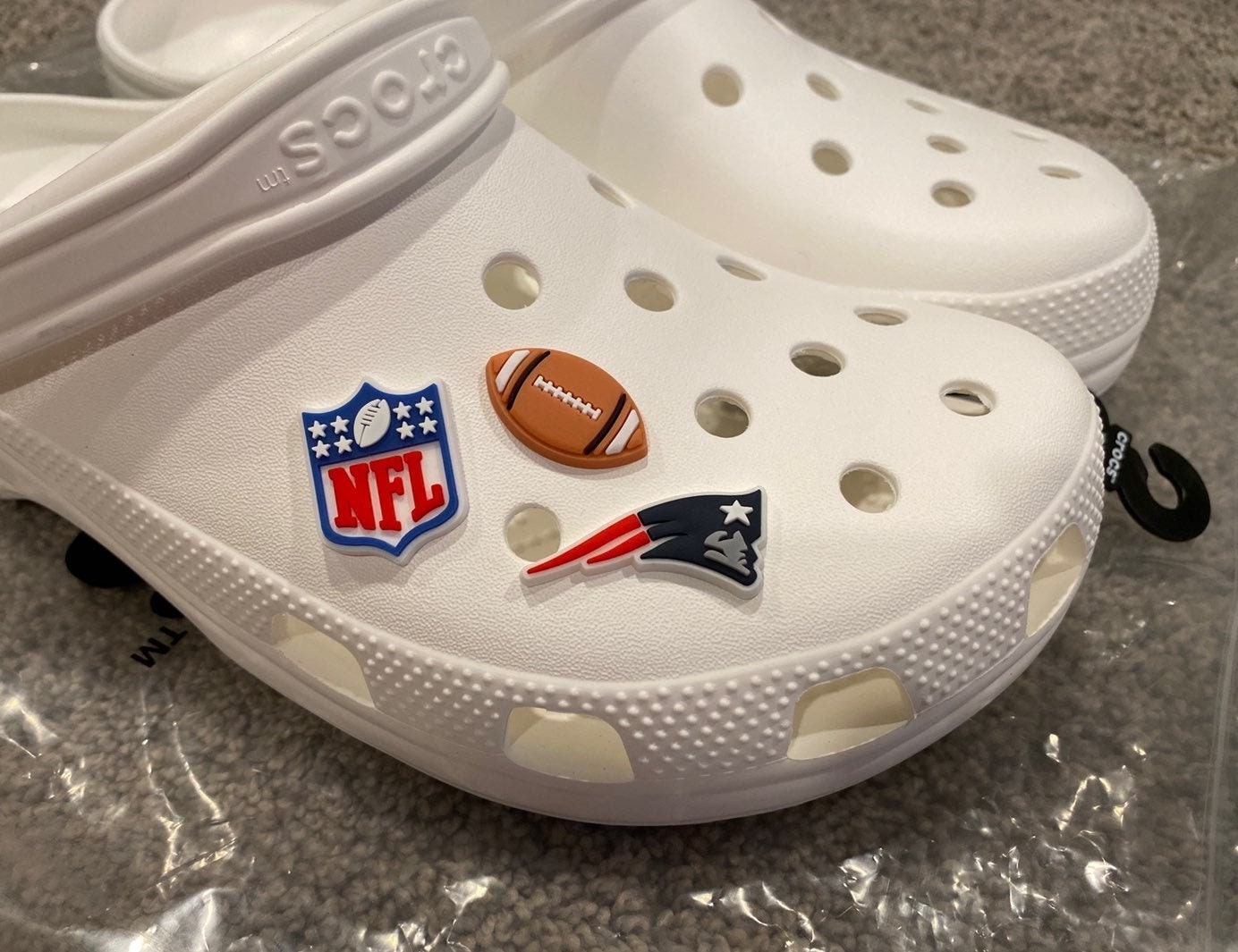 patriots jibbitz