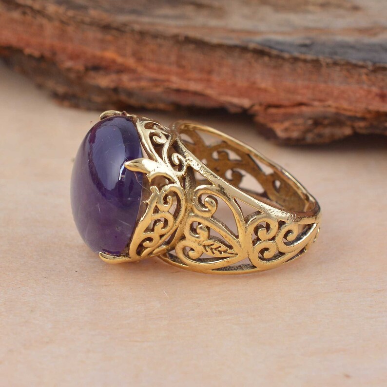 Gift for her Mother/'s day ring Proposal ring purple onyx ring Men/'s ring Mother/'s day gift Personalized gifts Promise ring