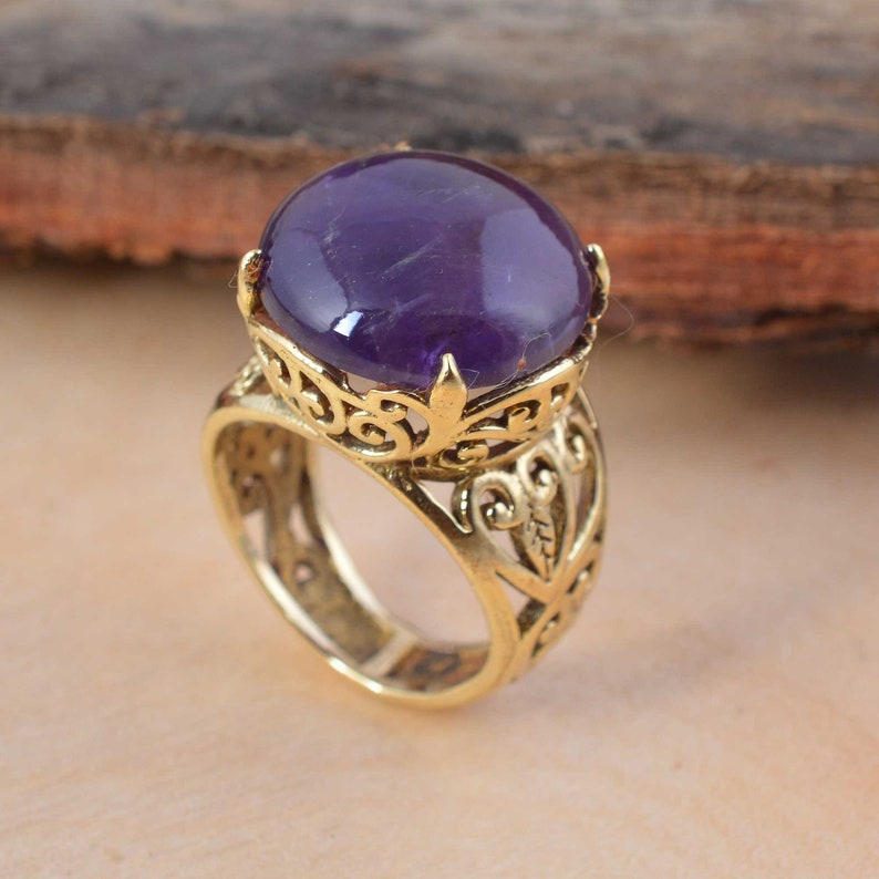 Gift for her Mother/'s day ring Proposal ring purple onyx ring Men/'s ring Mother/'s day gift Personalized gifts Promise ring