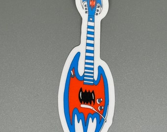 5 Monster Bash Pinball Guitar Stickers! Second of 5