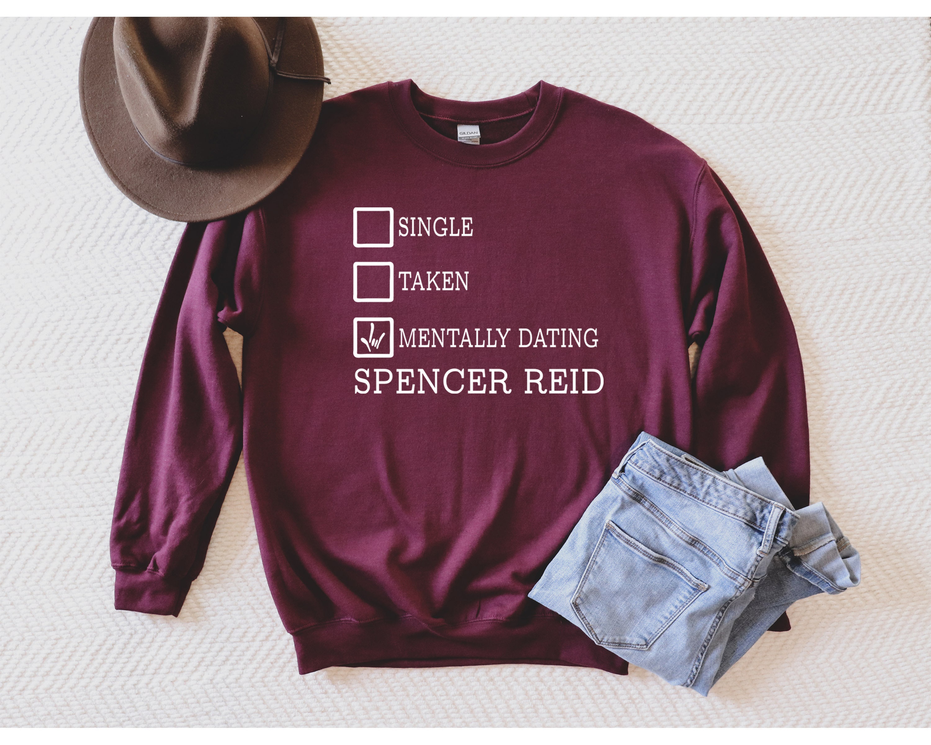 Spencer Reid Hoodie Sweatshirt Criminal Minds Fan Shirt Etsy