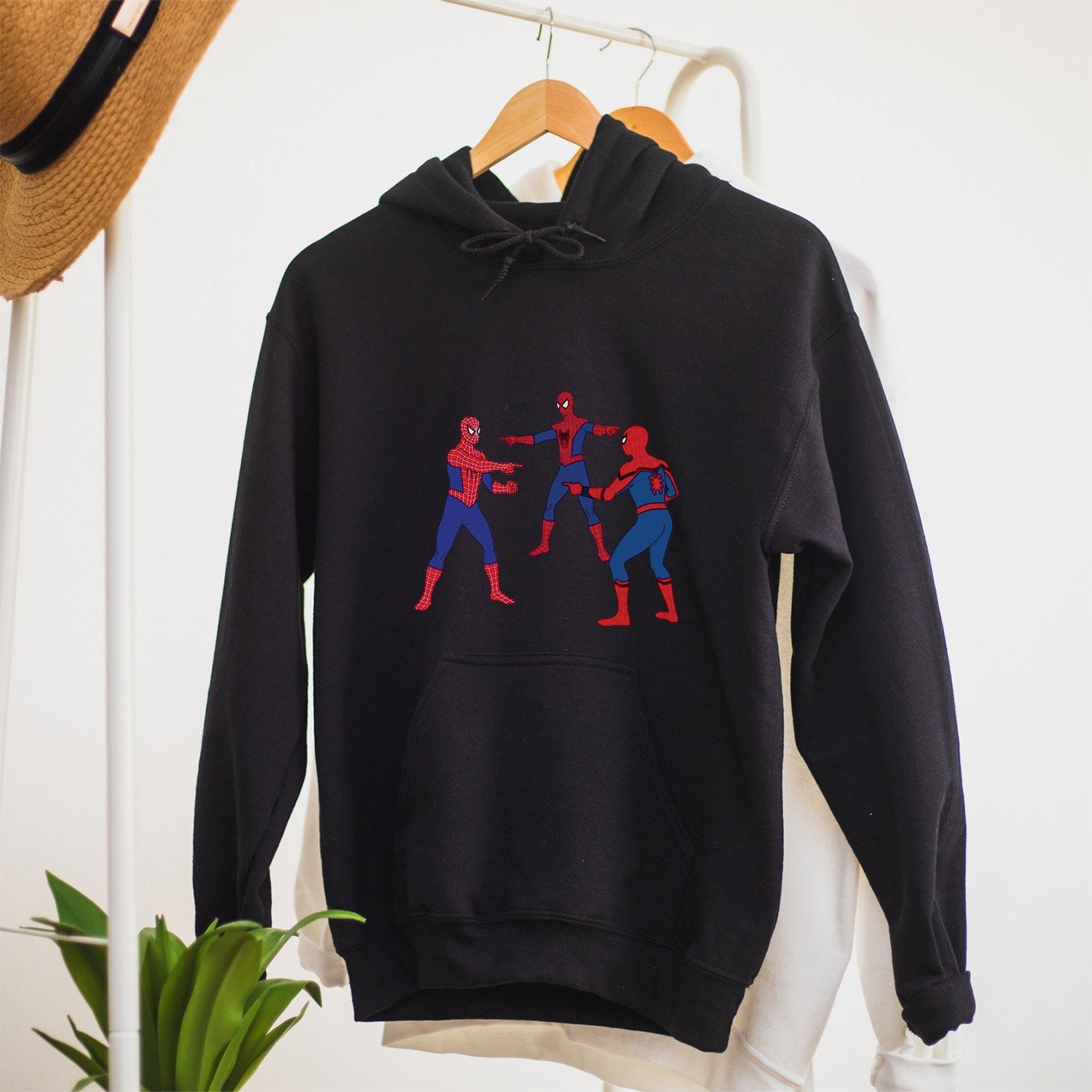 Discover Triple Spiderman Sweatshirt, Peter Parker Jumper, Tom Holland Sweatshirt