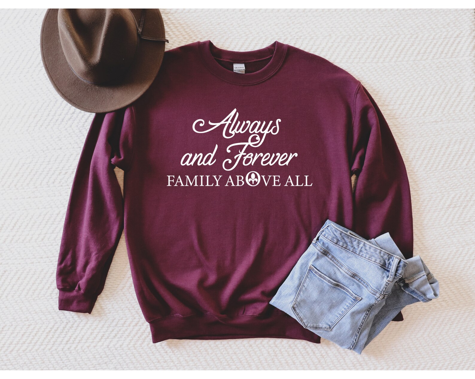 Always And Forever Family Above All Premium Matte Vertical Poster Sold