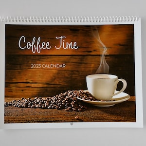 2025 coffee lovers quote calendar, Coffee Time 12-month calendar