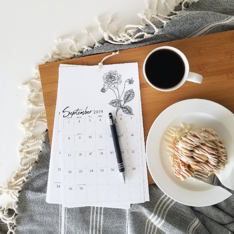 NATURE'S GRACE Collection 2023 Wall Calendar in a Narrow | Etsy Canada
