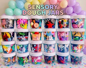 4 oz. Sensory Play Dough Magische Potten, Playdough-kit, cadeau meisjes jongens, feestartikelen, verjaardag goodiebag kleinigheidjes, play doh craft, grabbelton, cadeau