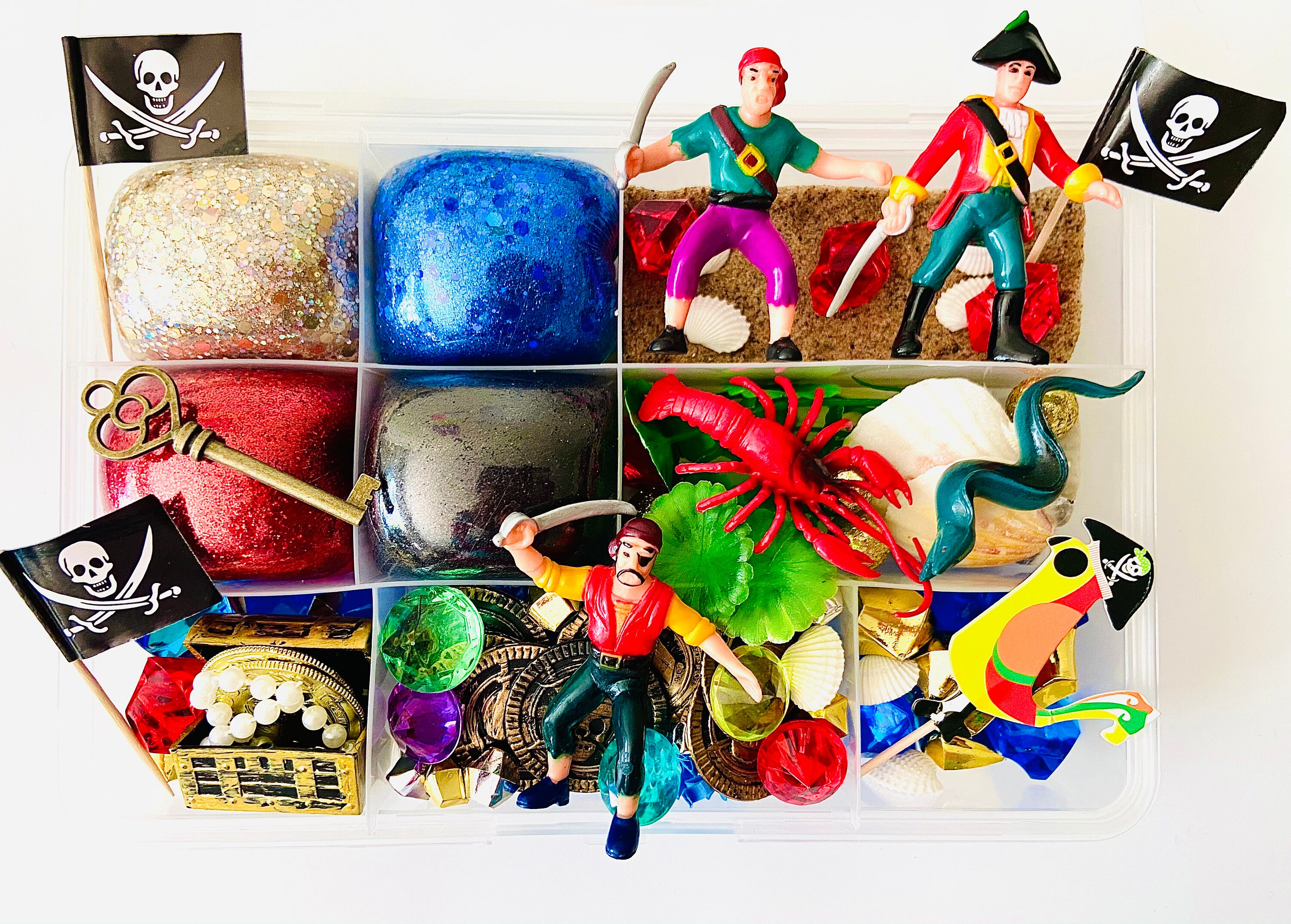 Pirate Play Dough kit Play Dough kitPirate sensory kit Etsy