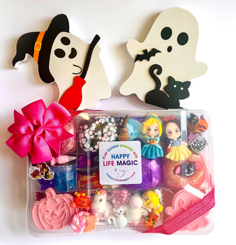 SHIPS TODAY Halloween Glam Bake Shop, Halloween Sensory Playdough Kit