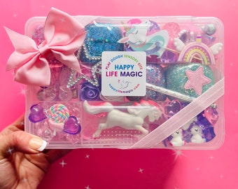 Unicorn Wonderland Play Dough Kit, Custom Birthday Gift for Kids,Play Dough kit for Kids,Girls boys Gift,Babies gift,Toddler Present,playdoh