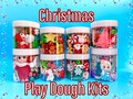 Christmas Play Dough Jars ,Winter Sensory Kit, Playdough Jar, Stocking Stuffers for Kids,Christmas Gifts for kids,toddler present,playdoh