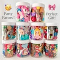 Dough to Go 8 oz.Sensory Jar,Play dough kit,Kids Party Favors,Goodie Bags,Birthday grab bag Doh toddler gift activity 3 4 5 6 girl boy slime