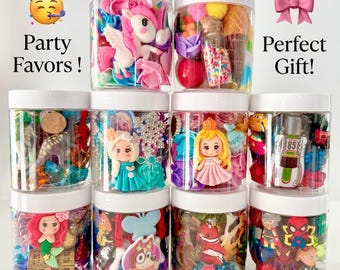 Tarros de plastilina sensorial de 227 g (8 oz), recuerdos personalizados para fiestas de cumpleaños infantiles, rellenos para bolsitas de regalos, regalos para el aula al por mayor, set de actividades para niños de 3 años en adelante