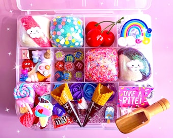 Ice cream Playdough kit, Play dough kit, playdoh kit, sensory kit, Ice cream playdough kit, sensory box,Kids gift,child gift,gift for girls