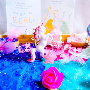 Unicorn Wonderland Play Dough Kit, Custom Birthday Gift for Kids,Play Dough kit for Kids,Girls boys Gift,Babies gift,Toddler Present,playdoh image 3